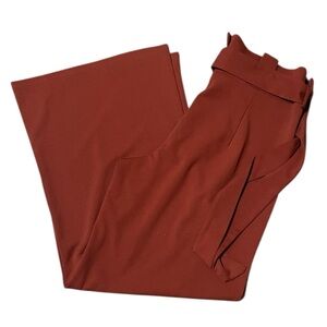 Charlotte Russe Burnt Orange Wide Leg Pants